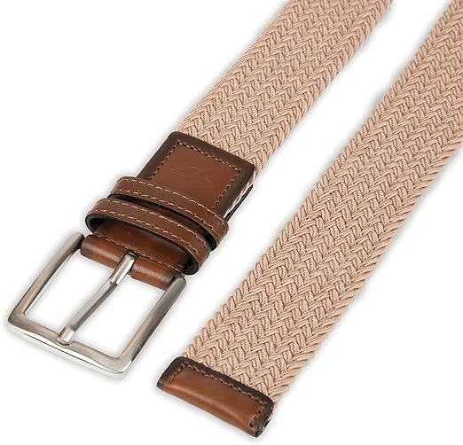 Dockers Men's Casual Everyday Braided Fabric Fully Adjustable Web Belt