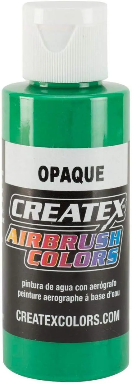 Createx Opaque Airbrush Color, Light Green, 2 oz