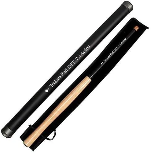 12/13FT Tenkara Rod Kit 30T Carbon Fiber Telescopic Fly Fishing Rod Combo with Furled Line Flies