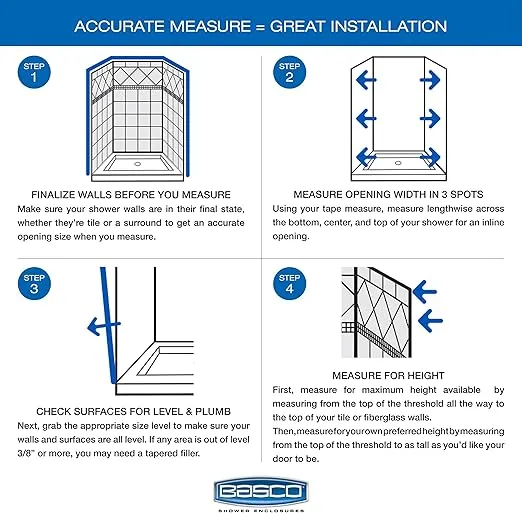 Basco Armon 31.75 to 33.25 in. width, Semi-Frameless Pivot Shower Door, Clear Glass, Chrome