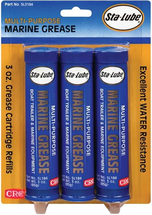 CRC Industries Sta-Lube SL3184 Marine Boat Trailer & 4X4 Wheel Bearing Grease