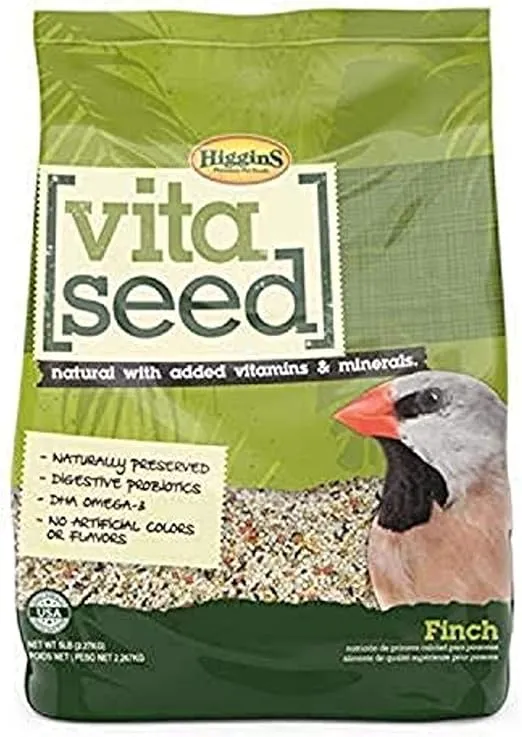 Higgins 466160 Nederland'S Vita Seed Bird Food-Finch 5 Lb (1 Pack), One Size