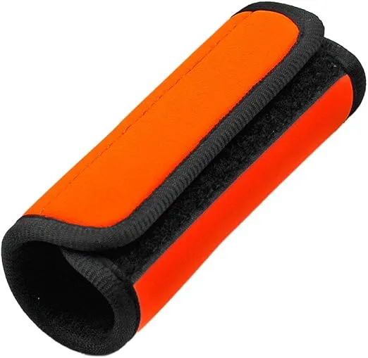 5pcs Neoprene Luggage Handle Wrap for Suitcase Identifier Luggage Makers Covers Wraps Travel Accessories - Fluorescent Orange