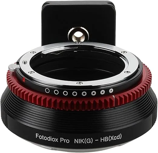 Fotodiox Pro Lens Mount Adapter, Nikon Nikkor F Mount G-Type D/SLR Lens to Hasselblad XCD Mount Mirrorless Digital Camera Systems (Such as X1D-50c and More)