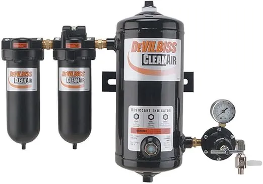 Itw Devilbiss 130026 3-stage Desiccant Air Dryer System