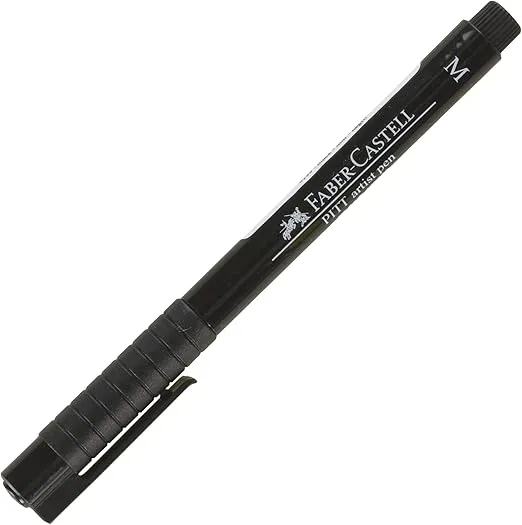 A.W. FABER CASTELL USA Black, Faber-Castell Pitt Artist Pen, 0.7 millimeters