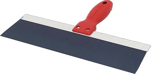 8" Blue Steel Taping Knife with Plastic Handle