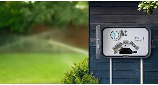 Discontinued Rachio WiFi Smart Lawn Sprinkler Controller, 8-Zone 2nd Generation, Alexa Compatible with Rain, Freeze and Wind Skip (8ZULW-B)