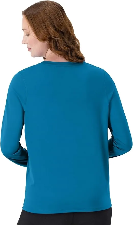 Hanes Women's Sport Cool Dri Long Sleeve Crewneck T-Shirt, Moisture-Wicking Performance Tee