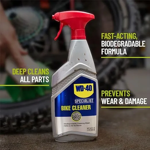 WD-40 Specialist Bike Cleaner, 32oz, foaming Trigger