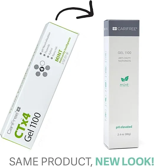 CariFree Maintenance & Prevention Kit, Mint | Anti-Cavity Fluoride Toothpaste & Mouthwash Freshens Breath and Moistens Mouth | Dentist Recommended for Oral Care (Mint, 6 Piece Set)