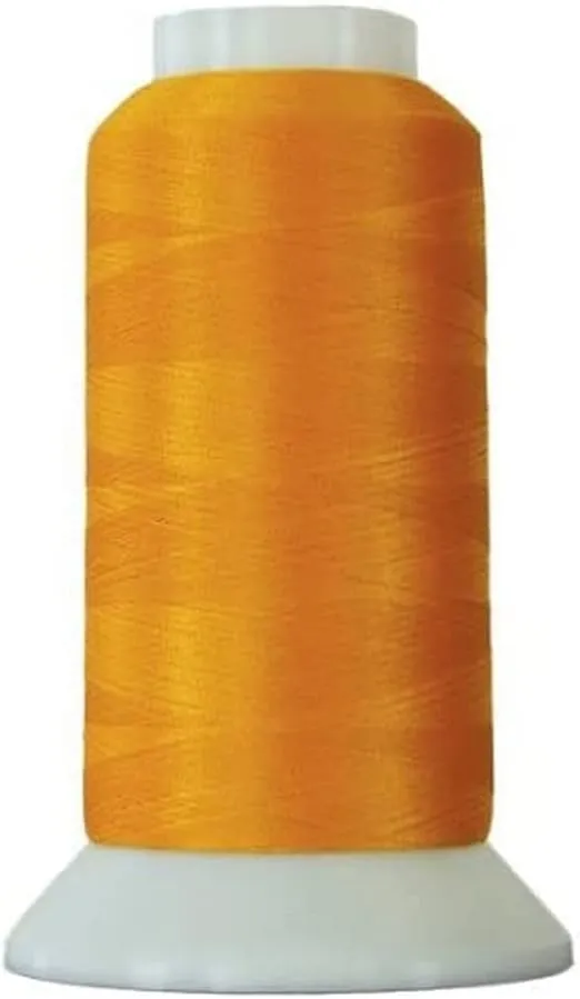 Superior Threads Bottom Line 2-Ply 60-Weight Polyester Embroidery Quilting Sewing Thread - 3,000 Yard Cone (#642 Amber)
