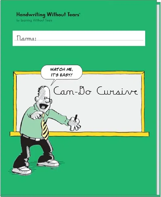 Learning Without Tears - Can-Do Cursive Student Workbook, Current Edition - Handwriting Without Tears Series - 5th Grade Writing Book - Cursive Writing, Language Arts Lessons - for School or Home Use