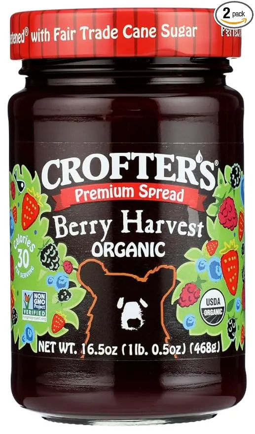 Spread, Berry Harvest Organic, 16.5 oz (pack of 2) L8