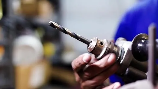 Drill America - KFDRSD1-1/8 1-1/8" Reduced Shank High Speed Steel Black & Gold KFD Drill Bit with 1/2" Shank, KFD Series