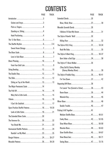 Hal Leonard Guitar Method - Blues Guitar Book/Online Audio