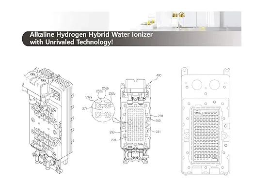 Tyent - H2 Hybrid Water Ionizer - Industry-First Twin-Cell Hybrid Technology - Hydrogen-Enriched Water at Neutral & Alkaline pH - Touchscreen & Autofill Controls - Advanced Filtration for Wellness