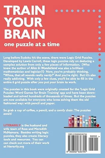 Logic Grid Puzzles: Word Games for Brain Training