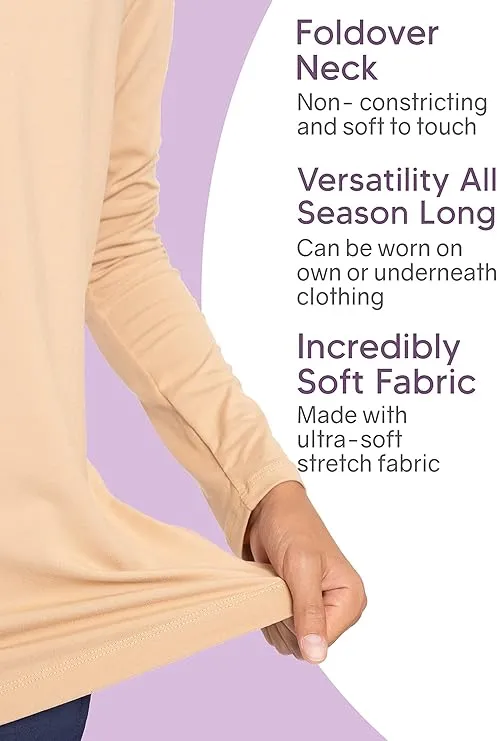 Oh So Soft Boy's Long Sleeve Poly Spandex Turtleneck