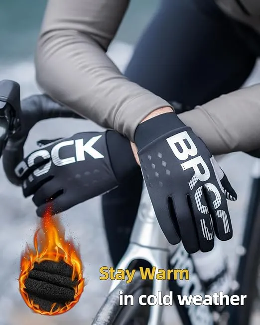 ROCKBROS Cycling Gloves Motocycle Mountain Bike Gloves Full Finger Biking Gloves for Men Bicycle Gloves