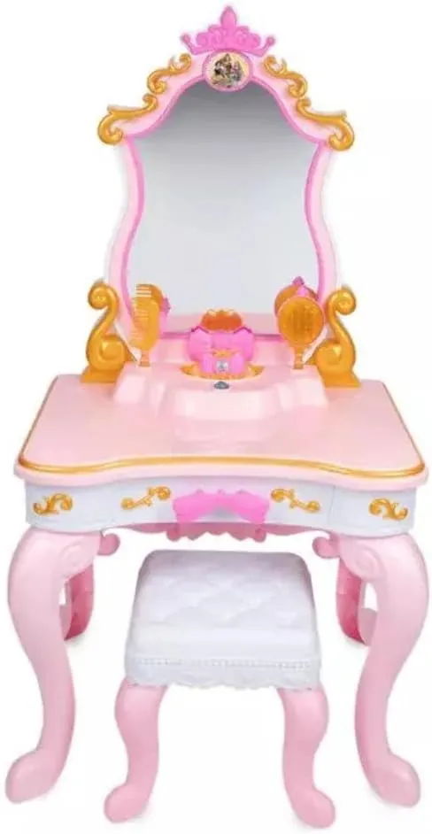 Disney Princess Ultimate Musical Vanity with Enchanting Messages & Celebration Song! Includes Brush, Comb, Tiara & 5 Rings