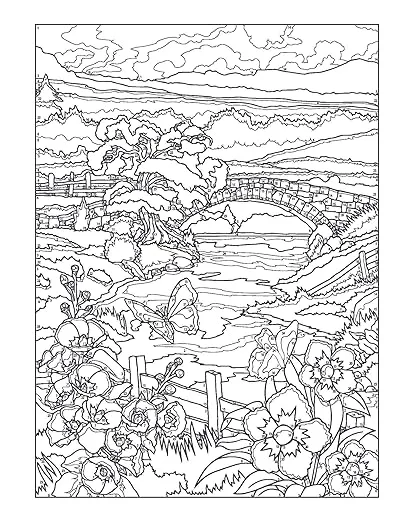 Creative Haven Country Scenes Color by Number Coloring Book (Adult Coloring Books: In The Country)