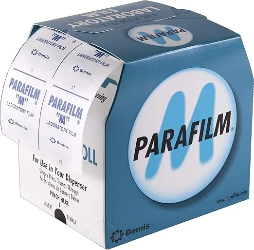 Parafilm M PM999 All-Purpose Laboratory Film, 4" x 250' on 1" Core