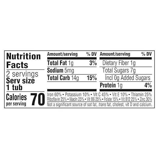 Gerber Baby Food 2nd Foods, Mixed Cereal, Apple, Strawberry & Blueberry with Mixed Cereal Puree, 4 Ounce Tubs, 2-Pack (Pack of 8)