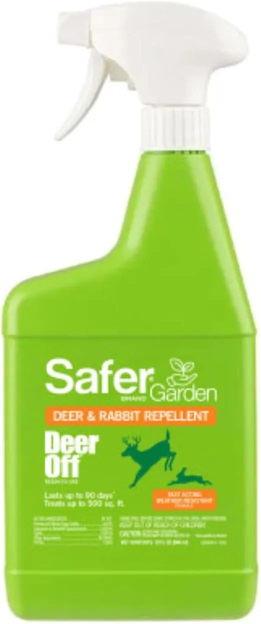Safer Brand Garden Deer & Rabbit Repellent Deer Off Ready-To-Use – 32 oz 5981