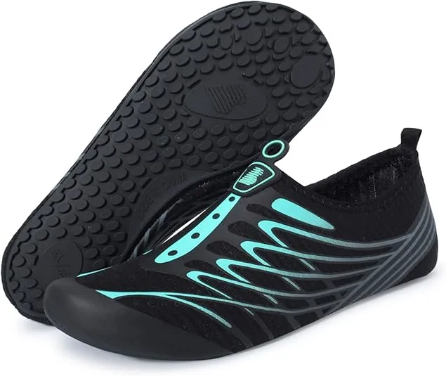 BARERUN Barefoot Water Shoes for Women Men Quick-Dry Aqua Socks for Swim Beach Pool Surf Yoga Boat Travel Non Slip Indoor Outdoor Walking Shoes