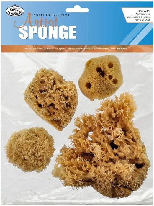 Royal & Langnickel Sea Silk Sponges Pack of 4