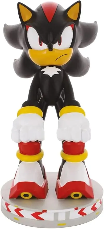Exquisite Gaming: SEGA: Sonic - Shadow The Hedgehog - Cable Guys Original Controller & Phone Holder, Collectible Device Stand, Licensed Figure