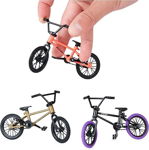 Tech Deck, BMX Finger Bike 3-Pack, Collectible and Customizable Mini BMX Bicycle Toys for Collectors, Kids Toys Ages 6 and Up (Amazon Exclusive)