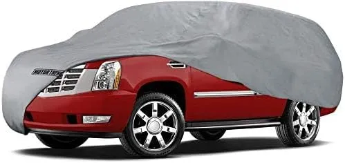 Motor Trend 4-Layer 4-Season Auto (Waterproof Outdoor UV Protection for Heavy Duty Use Full Car Cover for Vans, Suvs, Crossovers up to 225")