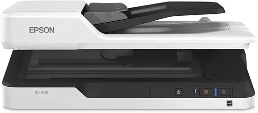 Epson DS-1630 Document Scanner: 25ppm, TWAIN & ISIS Drivers, 3-Year Warranty with Next Business Day Replacement