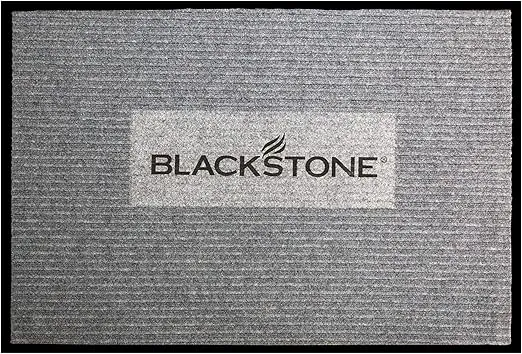 Blackstone Griddle Accessories Grill Splatter Mat (43.5" x 30.5"), 5036, Under The Grill Mat for Patio & Deck Protection – Outdoor BBQ Grilling Barbecue Pad for Gas Grill, Garage, Black.