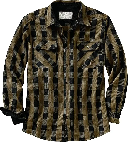 Legendary Whitetails Men's Tough as Buck Heavyweight Flannel Shirt