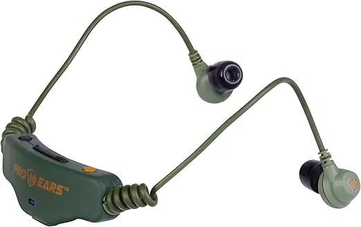 Pro Ears Stealth 28 Ear Plugs for Shooting, Electronic Ear Protection for Shooting, Shooting Earbuds, Shooting Ear Buds, Hearing Protection, Shooting Hearing Protection