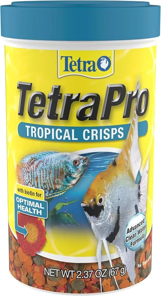 Tetra 77072 TetraPRO Tropical Crisps for Fishes, Net wt 2.37 oz