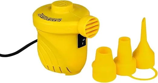 AIRHEAD Air Pump, 12v, AHP-12H, Yellow and Black
