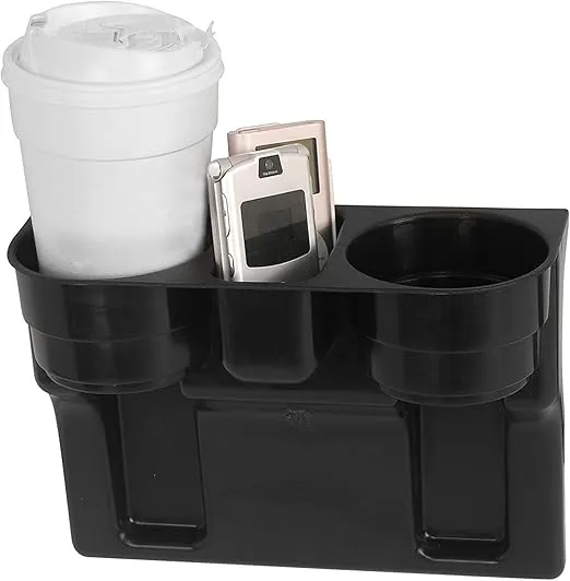 Custom Accessories Black Seat Wedge Cup Holder