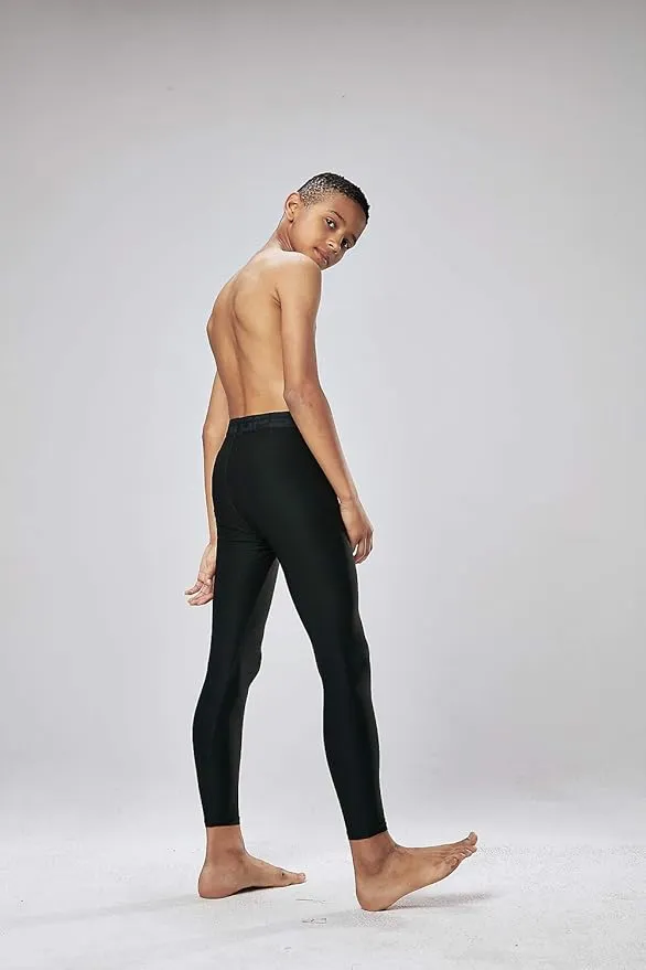 DEVOPS Boys 2~3 Pack UPF 50+ Compression Tights Sport Leggings & Shirt