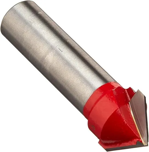 Freud 20-108: 3/4" (Dia.) 90° V Grooving Bit with 1/2" shank, 2-1/4" overall length