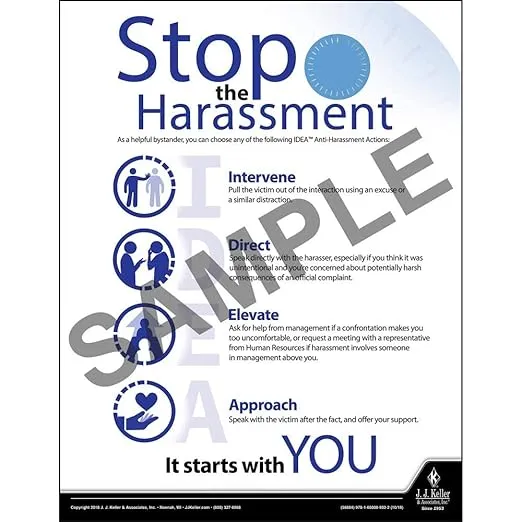 Sexual Harassment Prevention Training DVD Video, English & Spanish- J. J. Keller- Sexual Harassment Training Helps Employees Address unwanted Sexual Harassment in The Workplace & Learn How to Respond