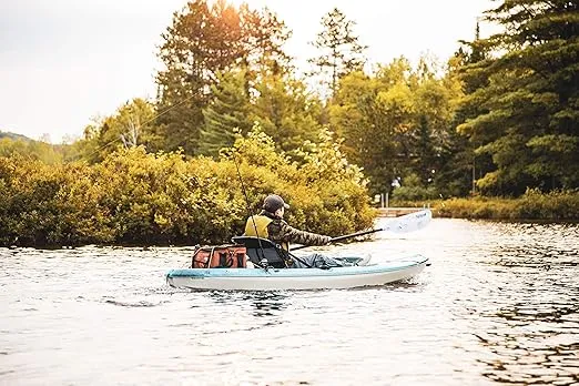 Pelican - Poseidon Angler Paddle - Aluminum Shaft with Reinforced Fiberglass Blades - Lightweight, Adjustable Kayaks Paddles - Perfect for Kayak Fishing