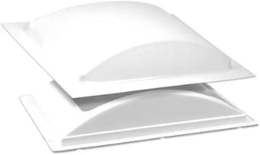 BriRus K1422WLP White Low Profile Single Pane Exterior Skylight Kit