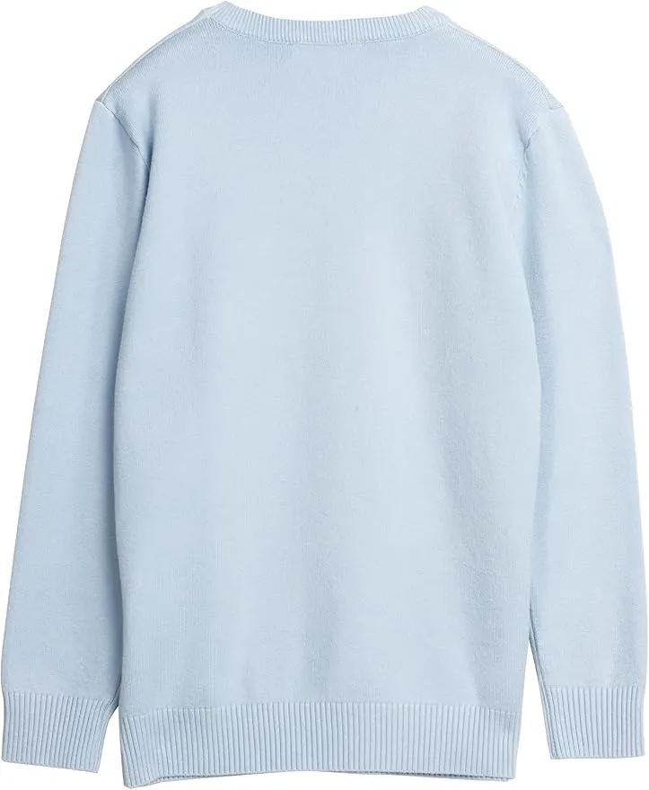 X RAY Boys School Uniform Sweater V-Neck, Big Boys' & Little Kids Youth Long Sleeve V Neck Pullover Sweater (Sizes 5-18)