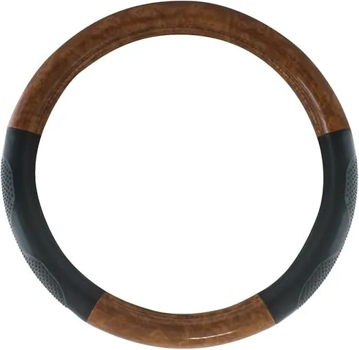 Grand General 54008 Black 18" Deluxe Steering Wheel Cover