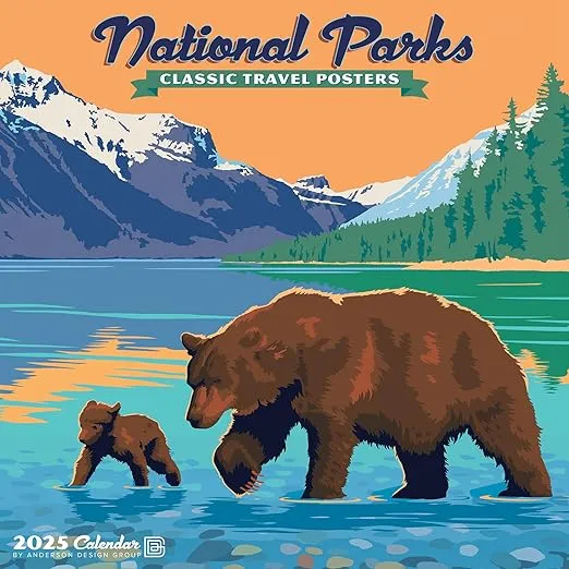 Willow Creek Press National Parks (ADG) Monthly 2025 Wall Calendar (12" x 12")