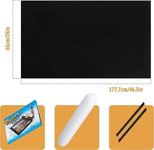 Lavievert Jigsaw Puzzle Mat Roll Up, Portable Puzzle Board Puzzle Storage Puzzle Saver, Environmental Friendly Material, Store Jigsaw Puzzles Up to 1500 Pieces